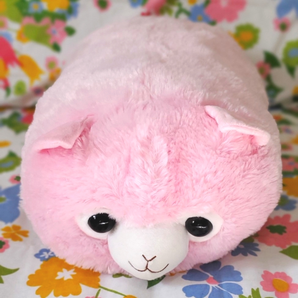 SOLD Tsumikko Tsum Tsum Pink Alpaca Plush Pillow Kawaii Amuse